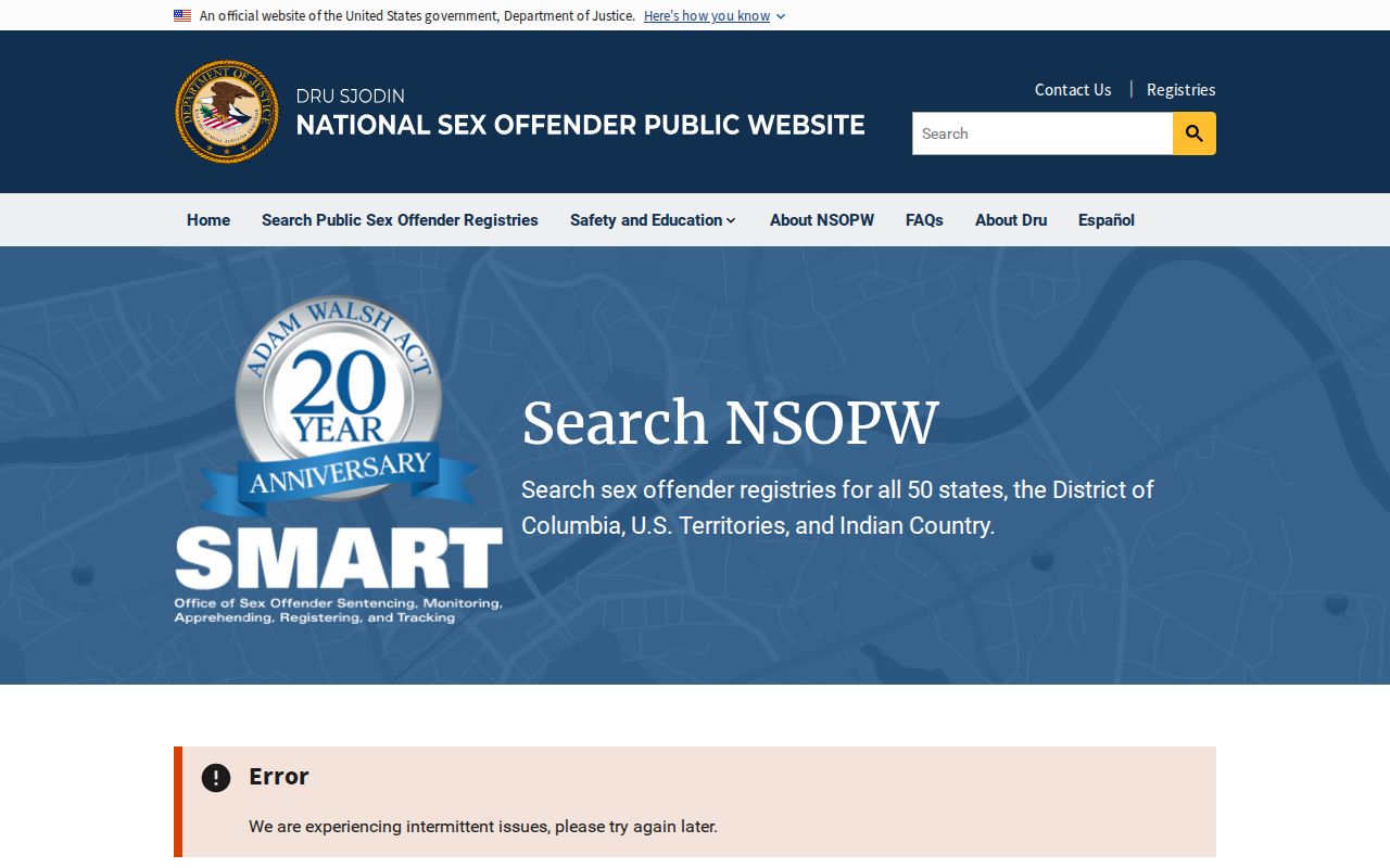 Campbell County sex offender lookup through the national registry search